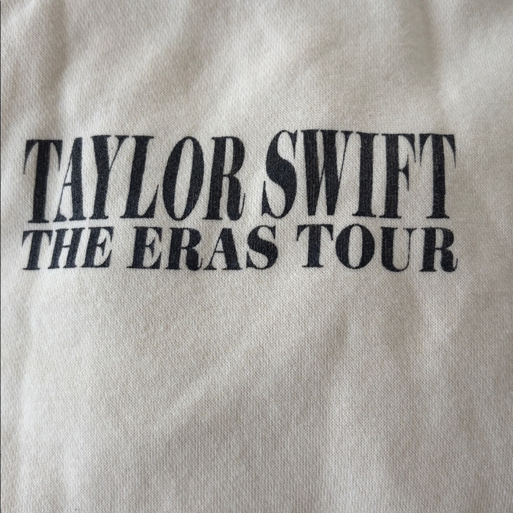 Taylor Swift The Eras Tour Beige Hoodie small - Picture 6 of 6